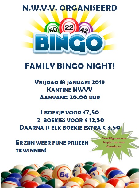 Family Bingo Night NWVV