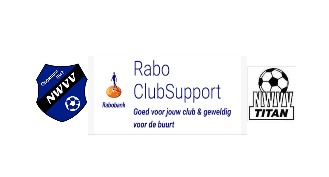 Steun NWVV en NWVV/Titan via de Rabobank clubsupport