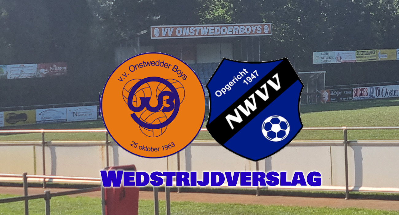NWVV 2 begint het seizoen sterk met bekerwinst tegen Onstwedder Boys 3