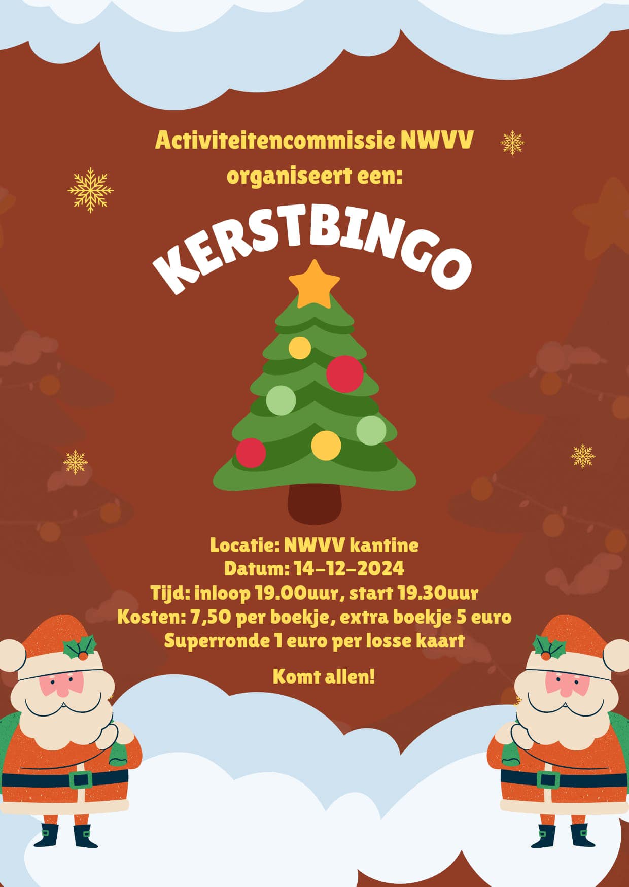 Kerstbingo 14-12-2024