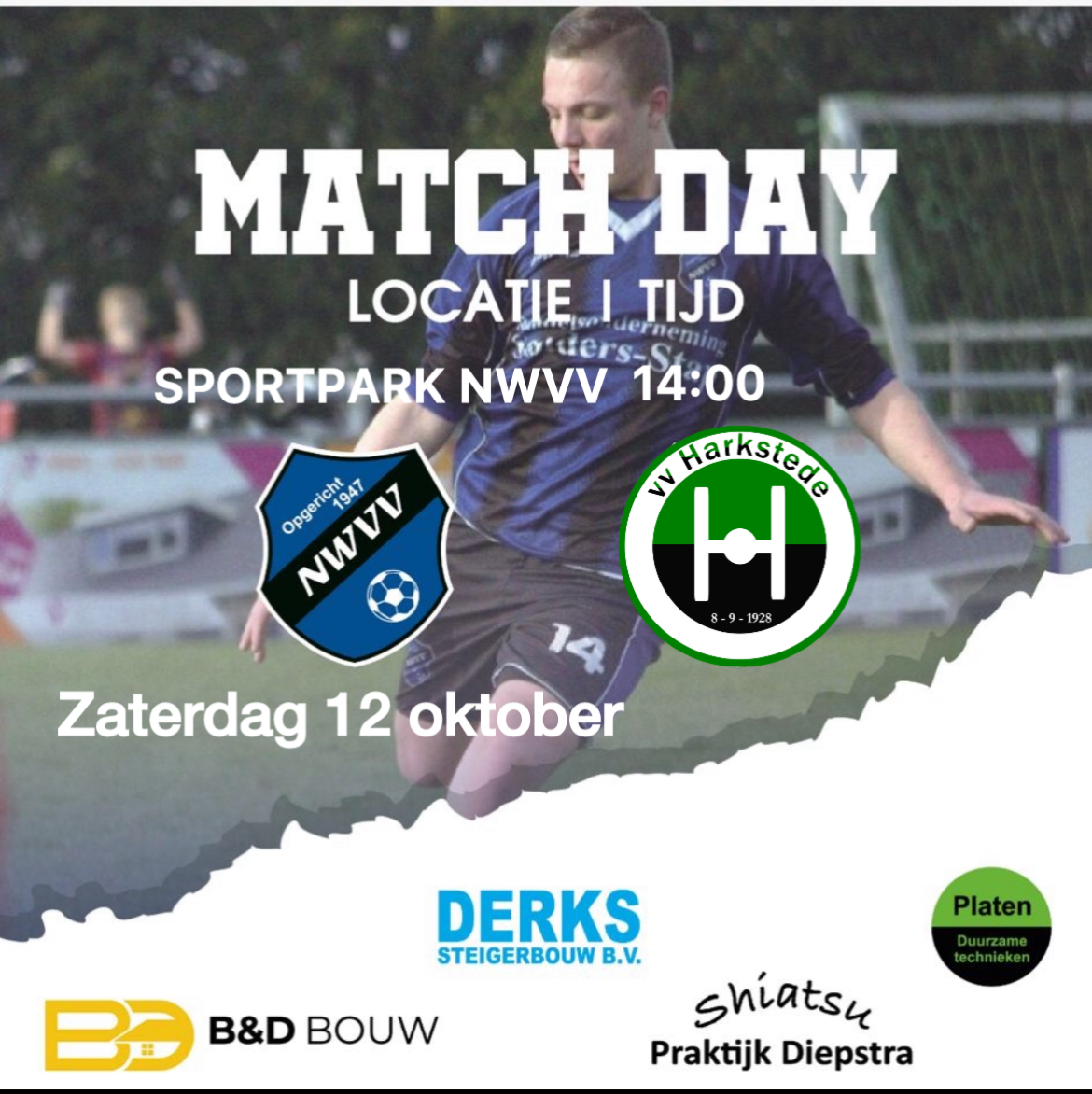 Zaterdag 12 Oktober - Nwvv1 - VV Harkstede